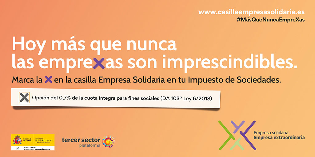 Marca la casilla empresa solidaria