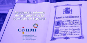 Página de la Constitución española