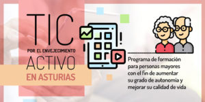 cartel del programa TIC por el envejecimiento activo