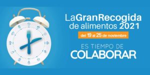 Un reloj marca el momento para comenzar la recogida