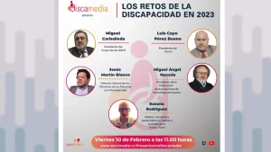 Ponentes en el encuentro Retos de la discapacidad 2023.