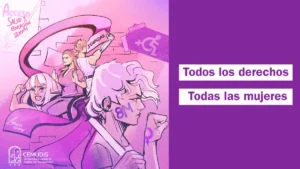 8 de marzo. Día Internacional de la Mujer Todos los derechos, todas las mujeres