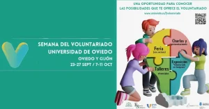 Cartel que anuncia la semana del voluntariado